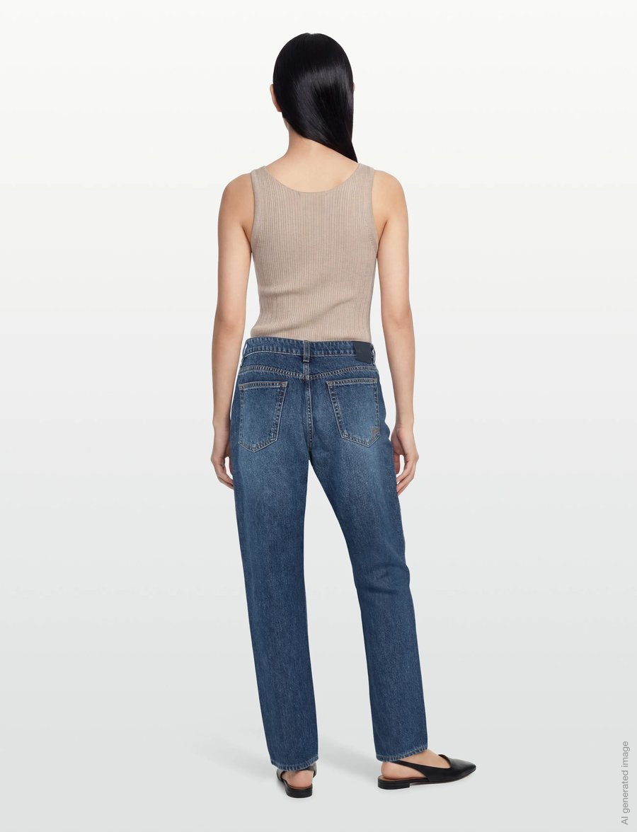 BOSS - C_ADA SLIM HR 3.0 - straight jeans - medium blue - 4