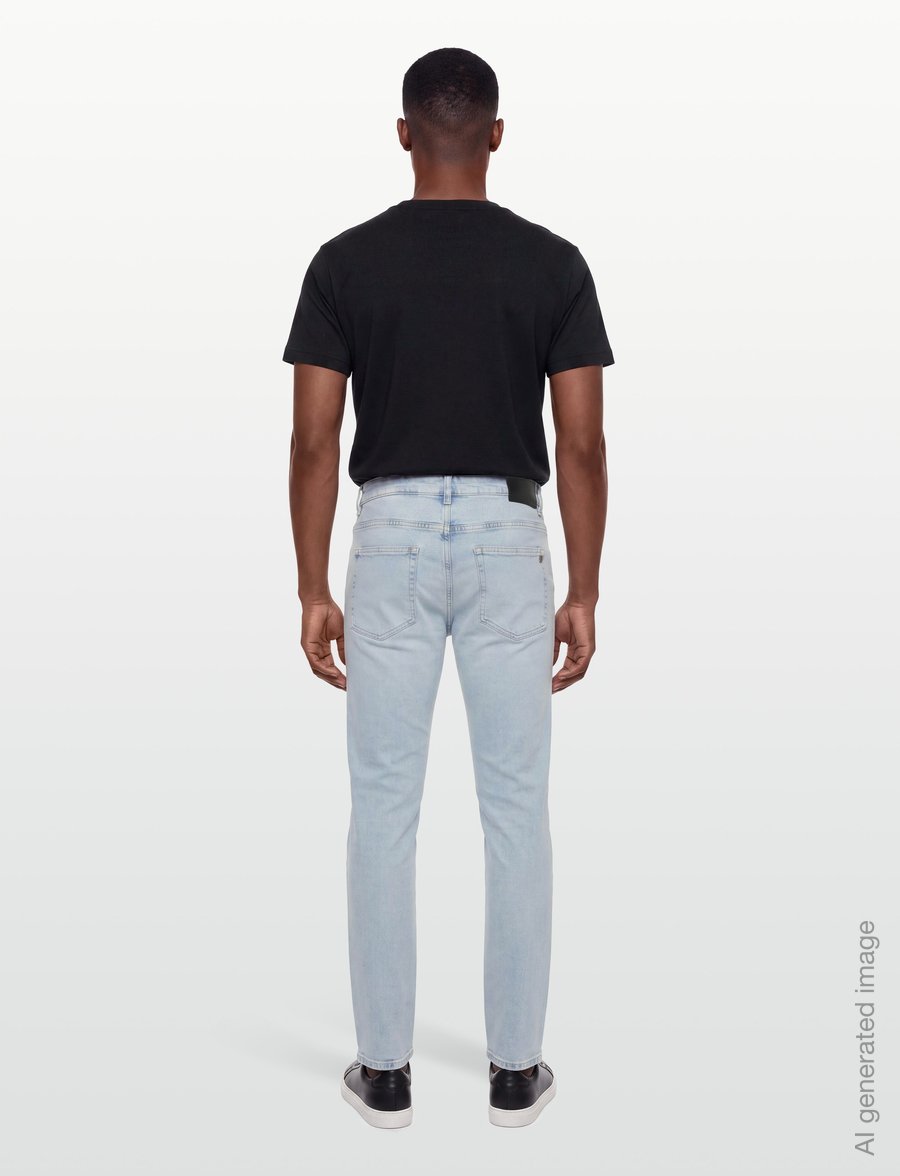 BOSS - DELAWARE-2-BO - klassikalised teksad - light/pastel blue - 4