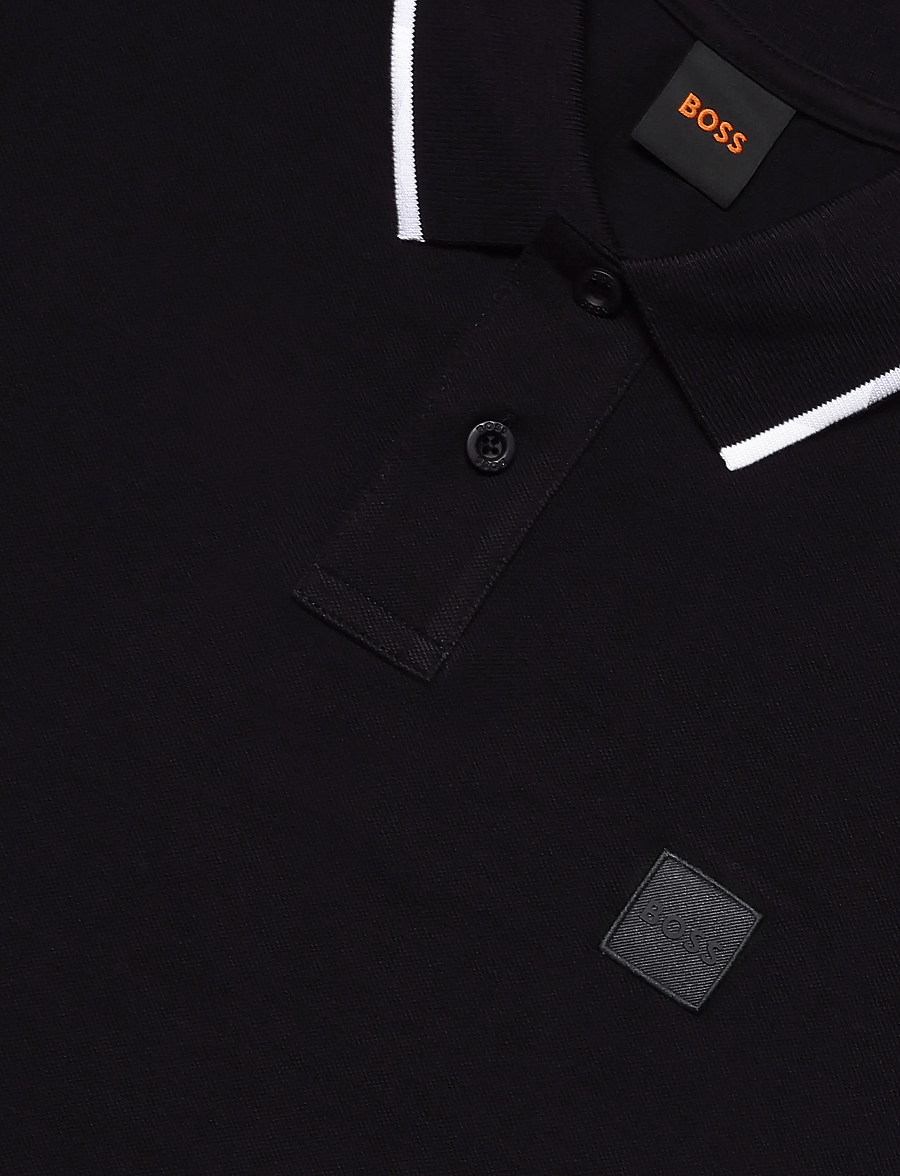 BOSS - Passerford - short-sleeved polos - black - 2