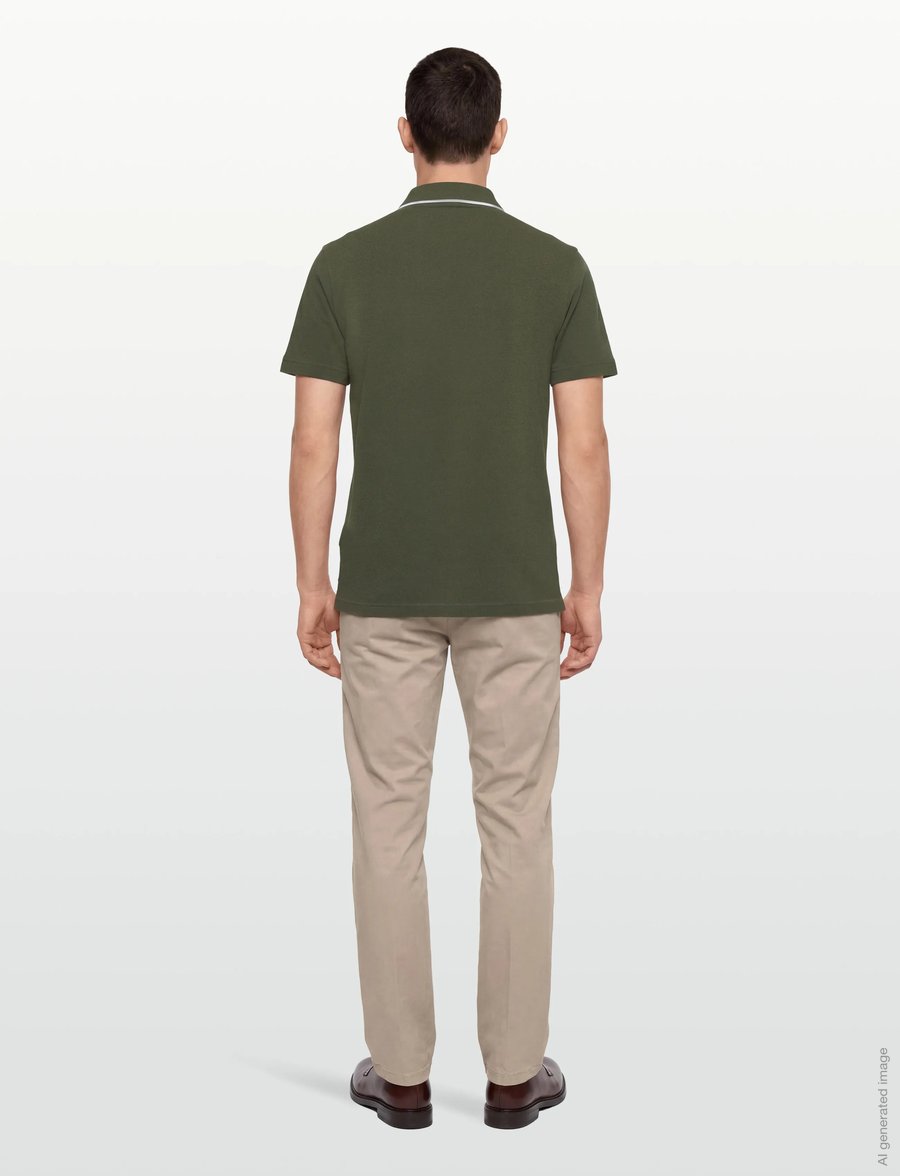 BOSS - Passerford - stickade pikéer - bright green - 4