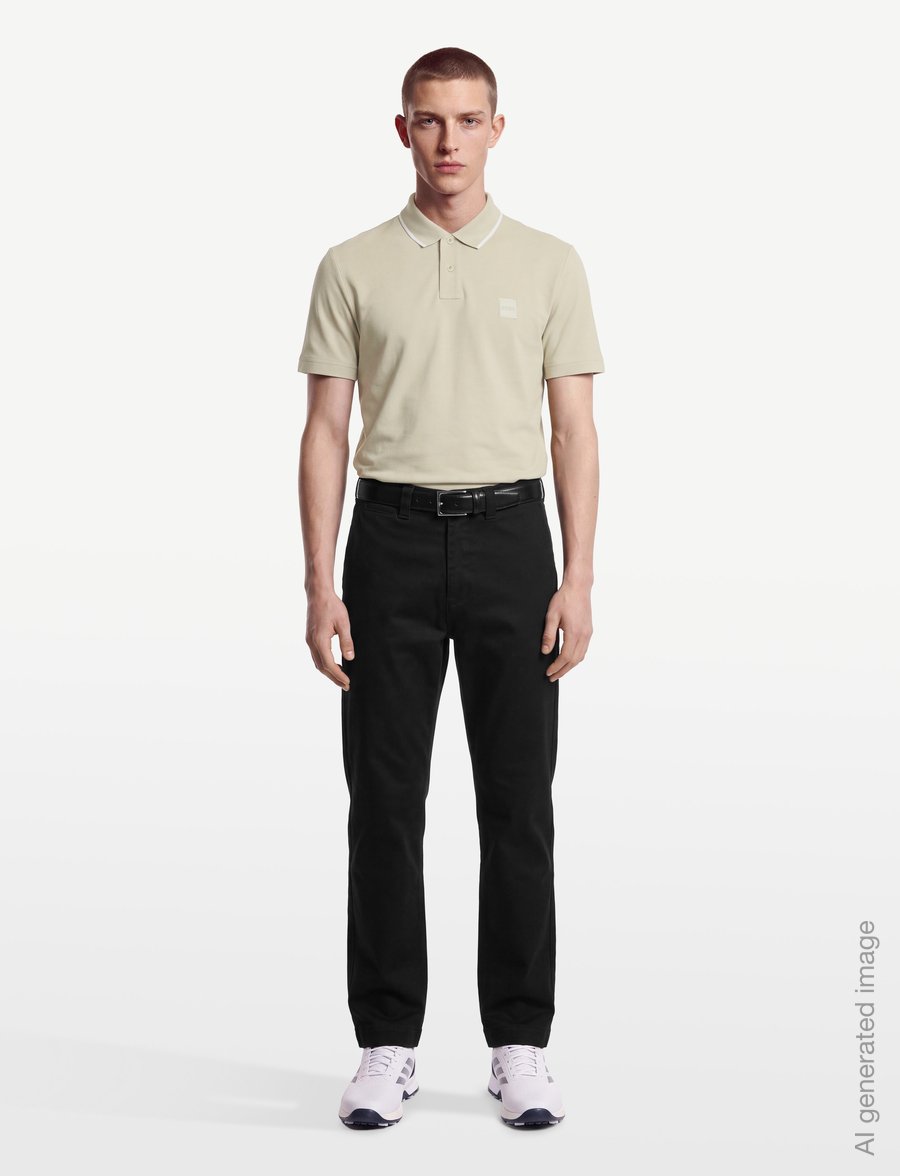 BOSS - Passerford - short-sleeved polos - light beige - 0
