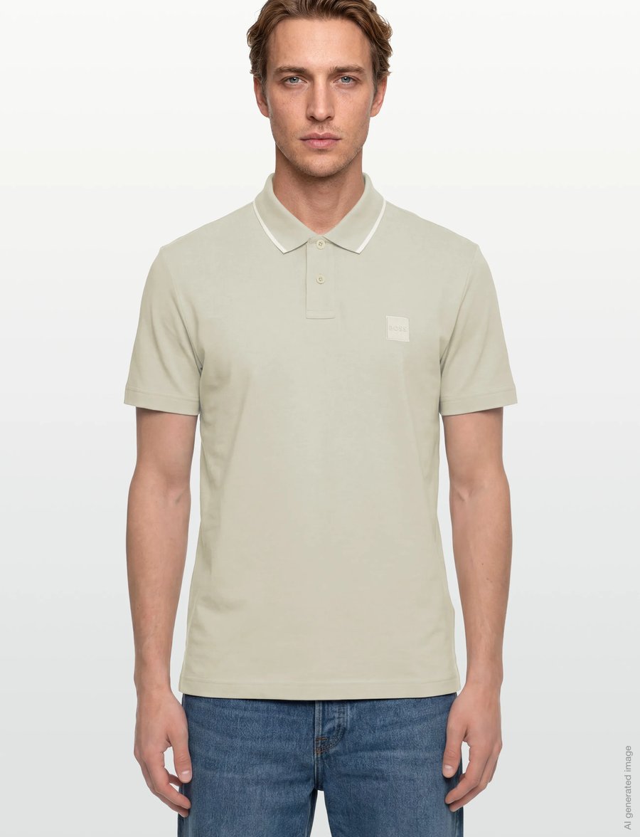 BOSS - Passerford - polostrik - light beige - 3