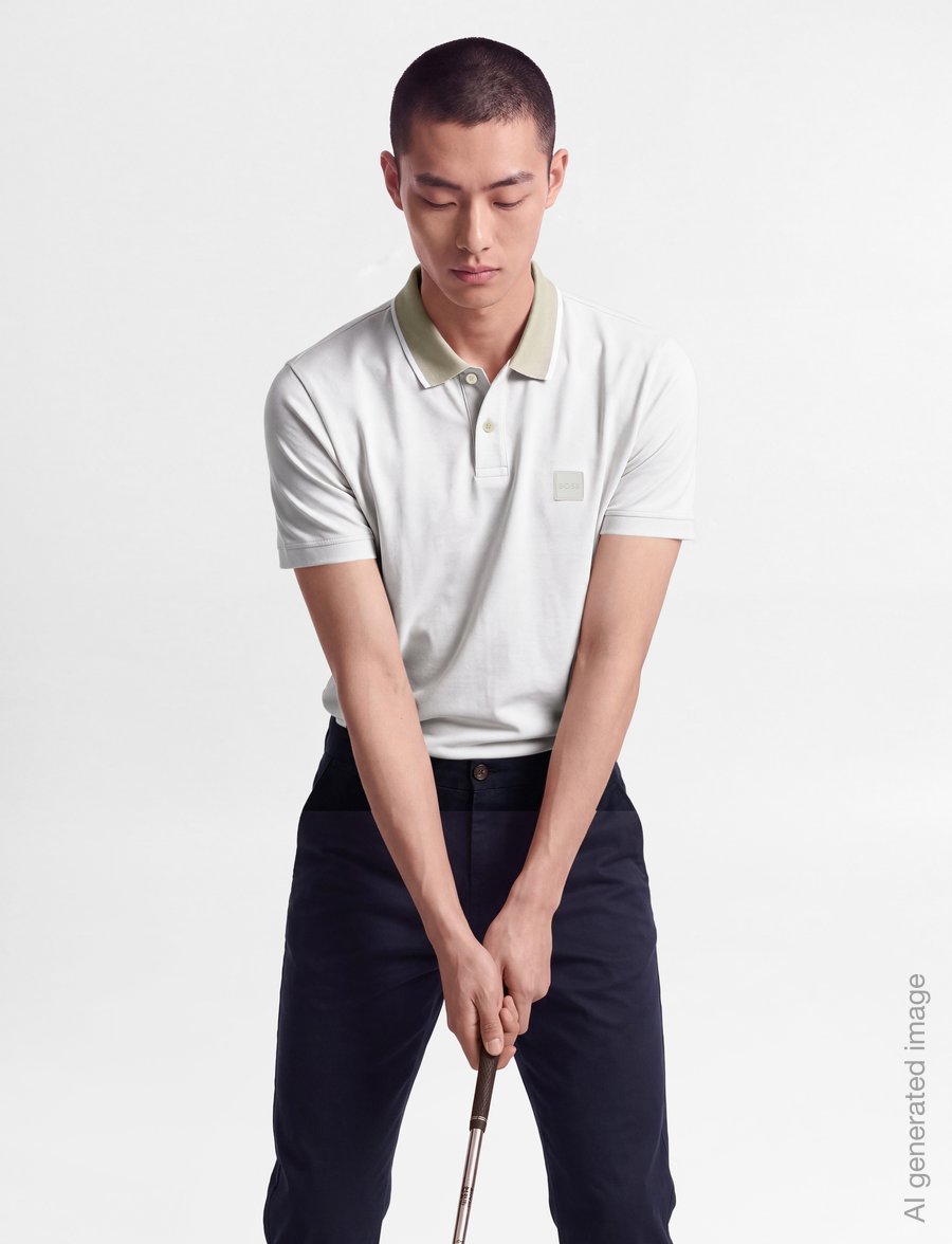 BOSS - Passerford - short-sleeved polos - light beige - 3
