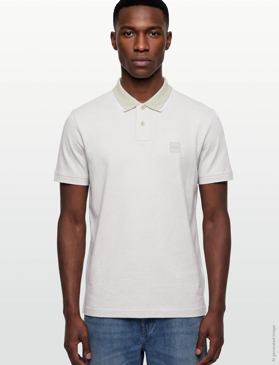BOSS - Passerford - polostrik - light beige - 3