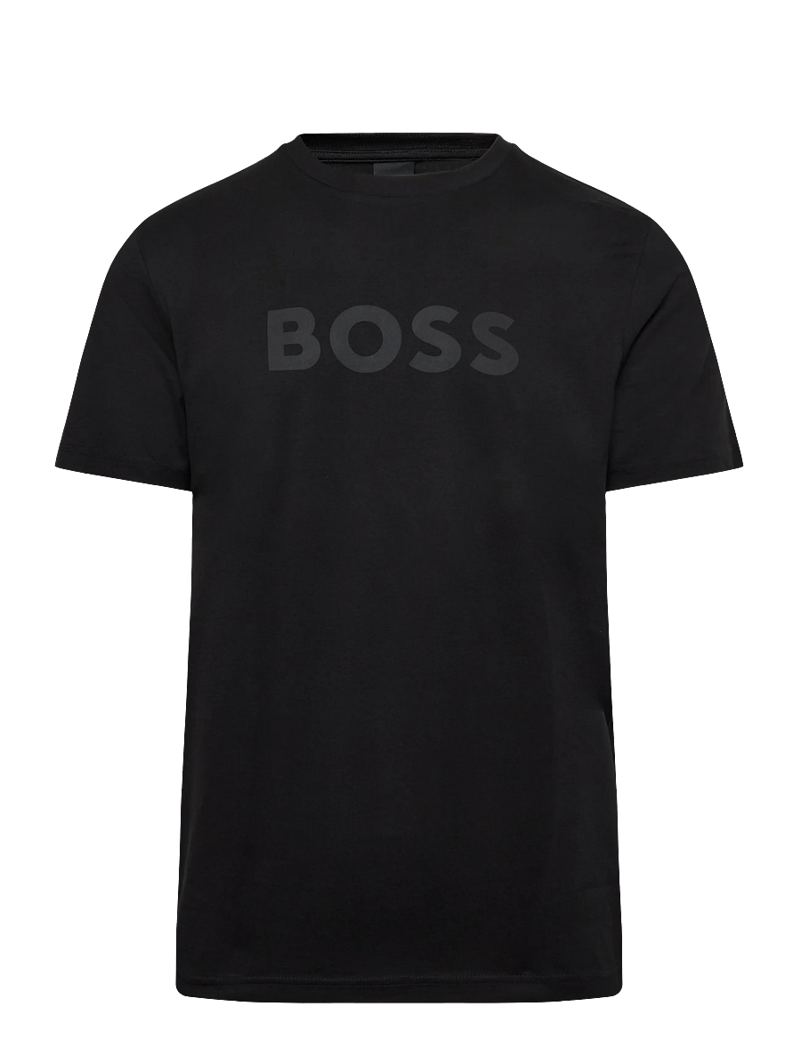 BOSS - Te_Logo - lühikeste varrukatega t-särgid - black - 0