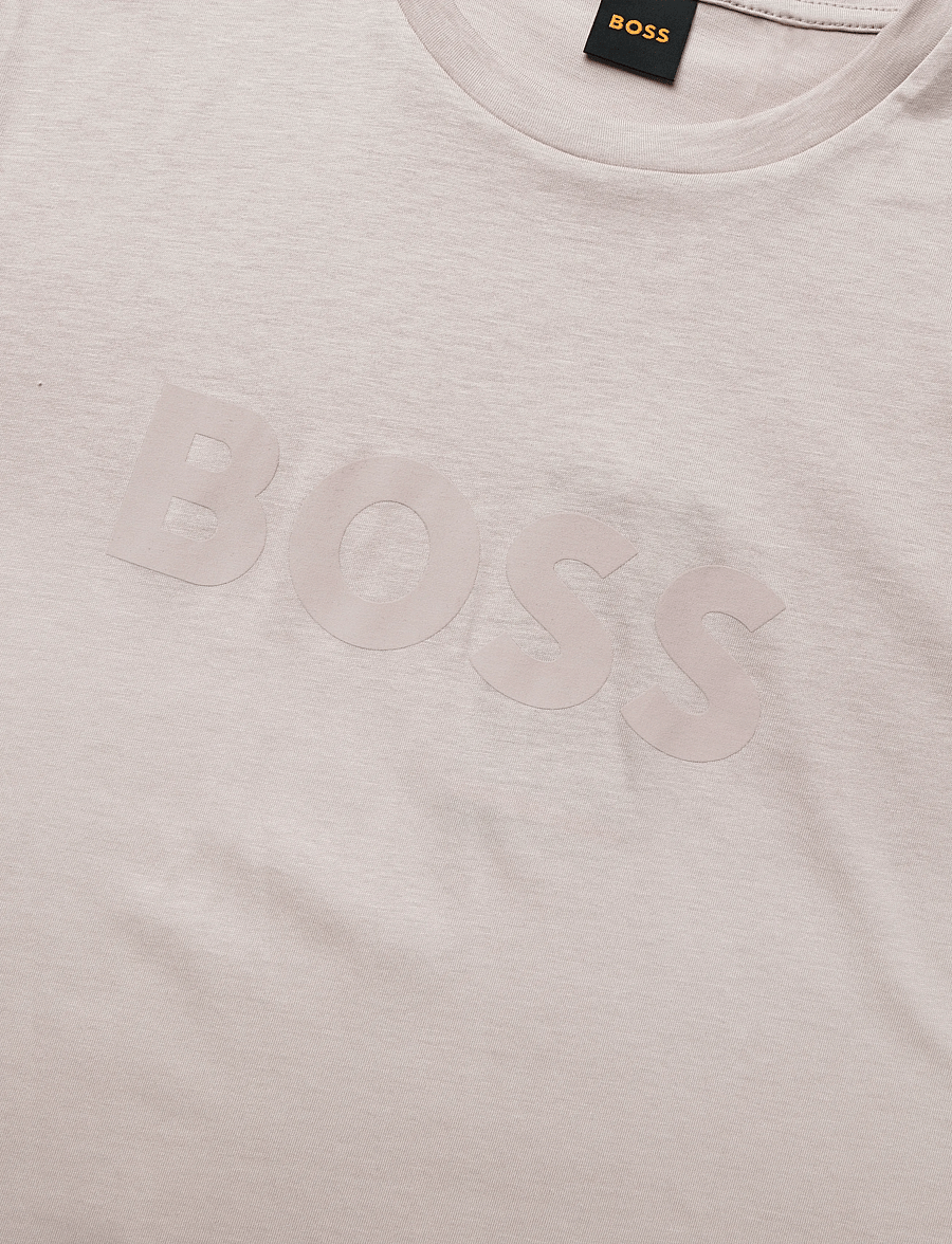 BOSS - Te_Logo - kortærmede t-shirts - light/pastel red - 2