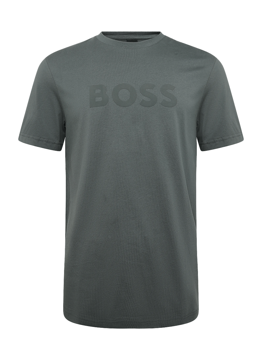 BOSS - Te_Logo - kortärmade t-shirts - open green - 0