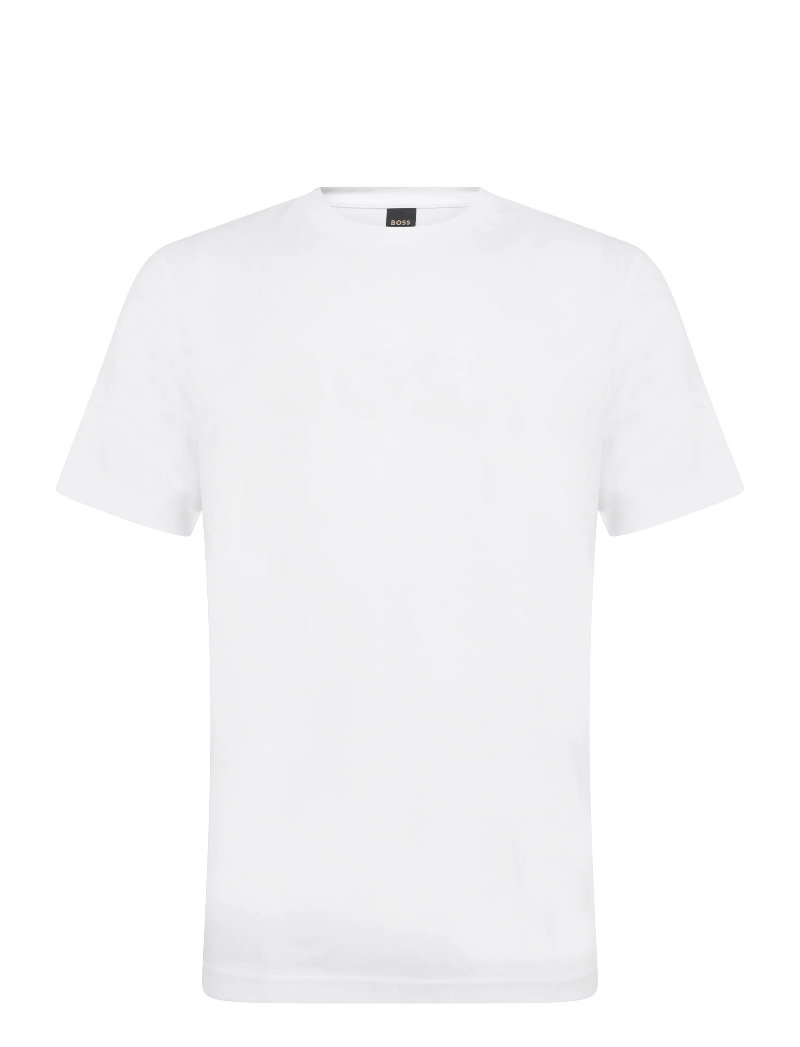 BOSS Te_Logo - Tøj - WHITE / white