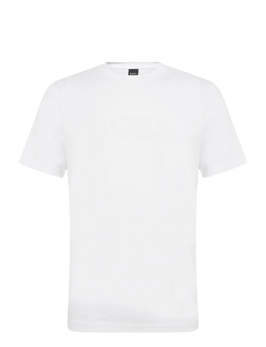 BOSS - Te_Logo - kortærmede t-shirts - white - 0