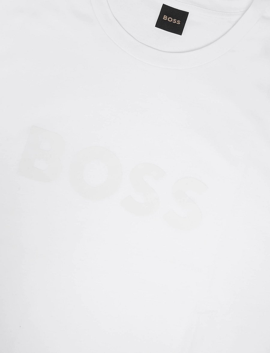 BOSS - Te_Logo - kortærmede t-shirts - white - 2