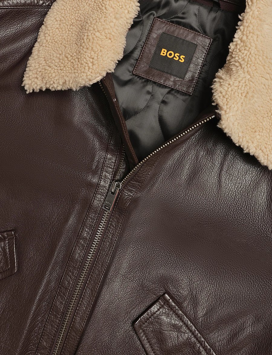 BOSS - Jopeak - efterårsjakker - dark brown - 2