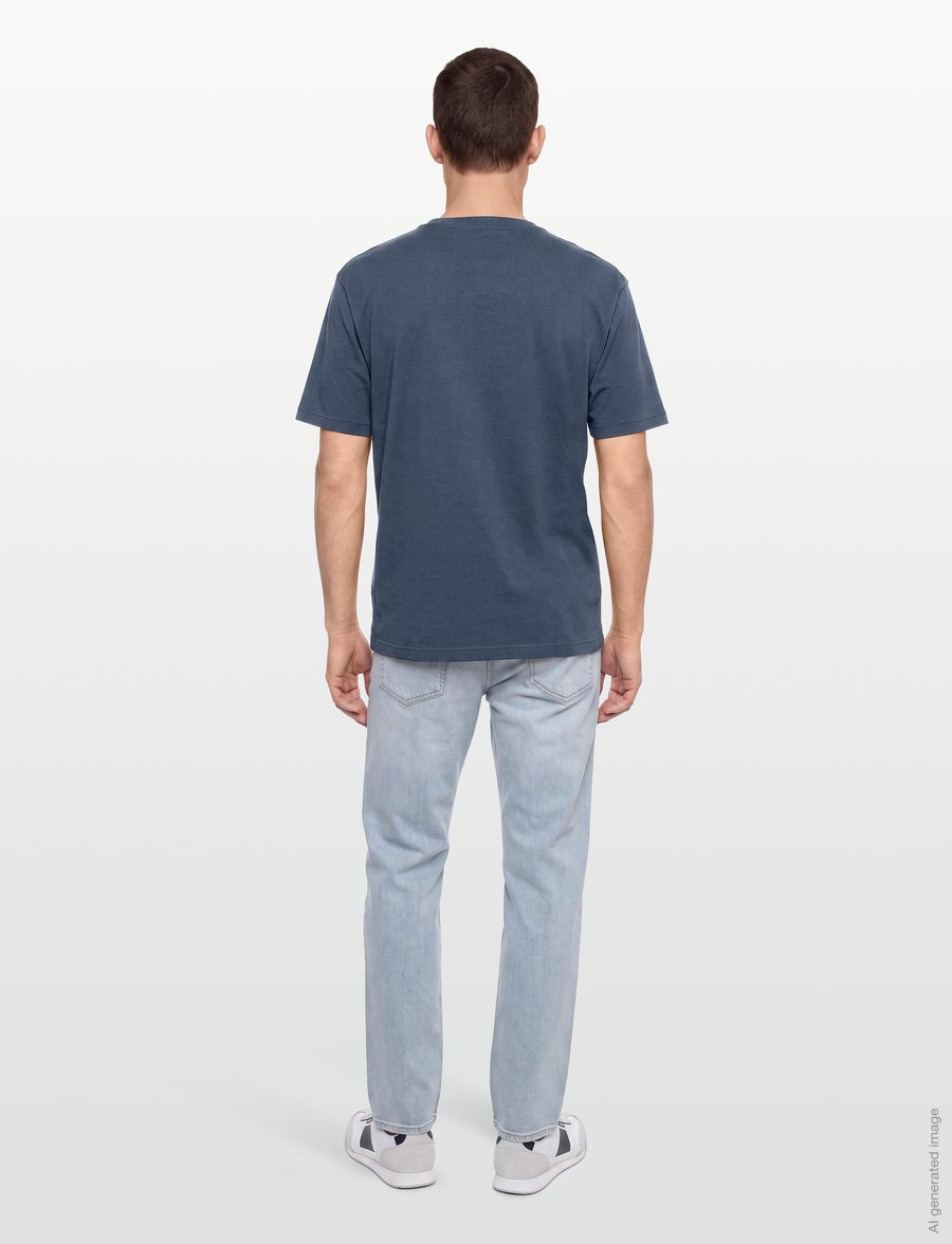 BOSS - Te_Journey - kurzärmelige t-shirts - dark blue - 4
