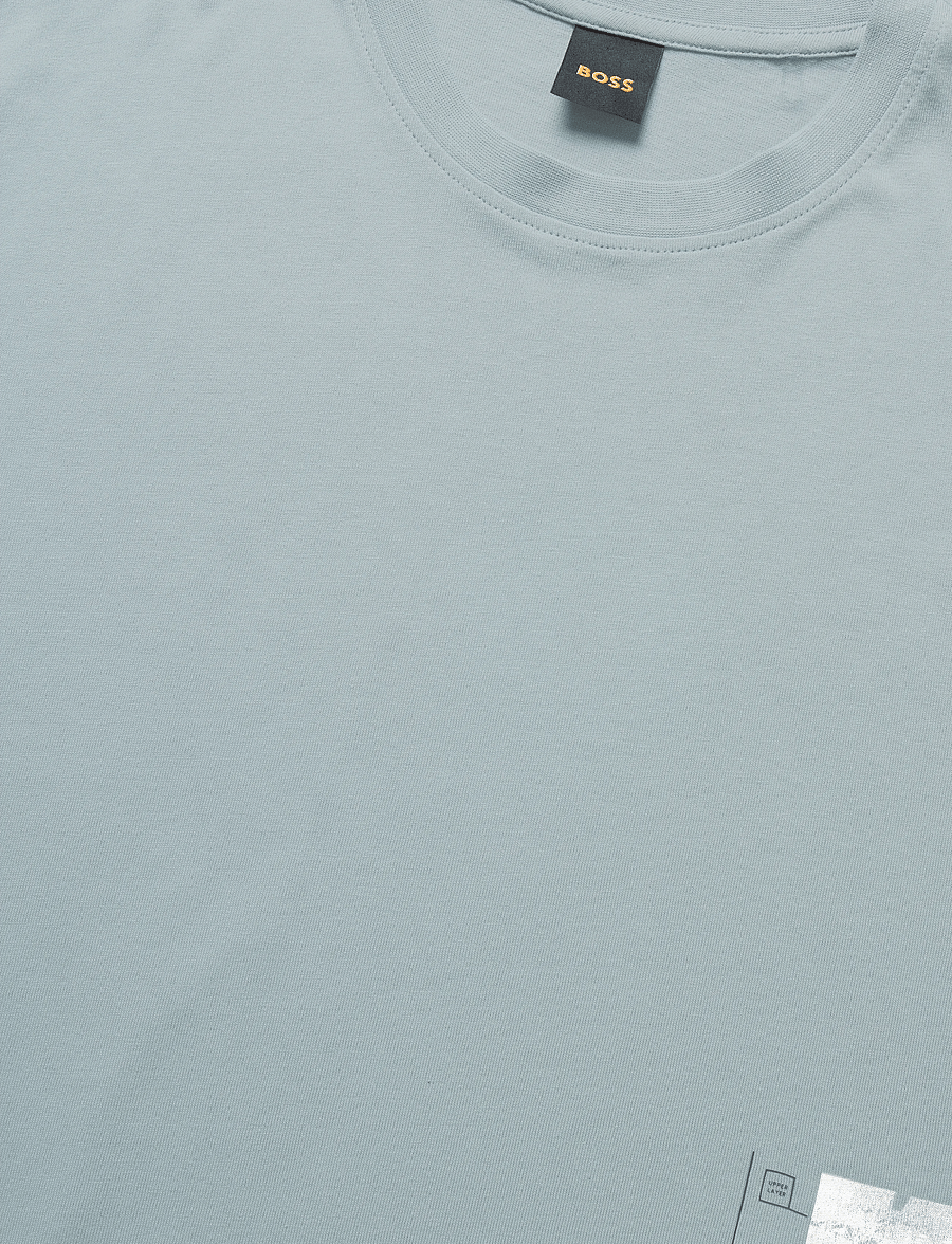 BOSS - Te_Journey - kurzärmelige t-shirts - open grey - 2