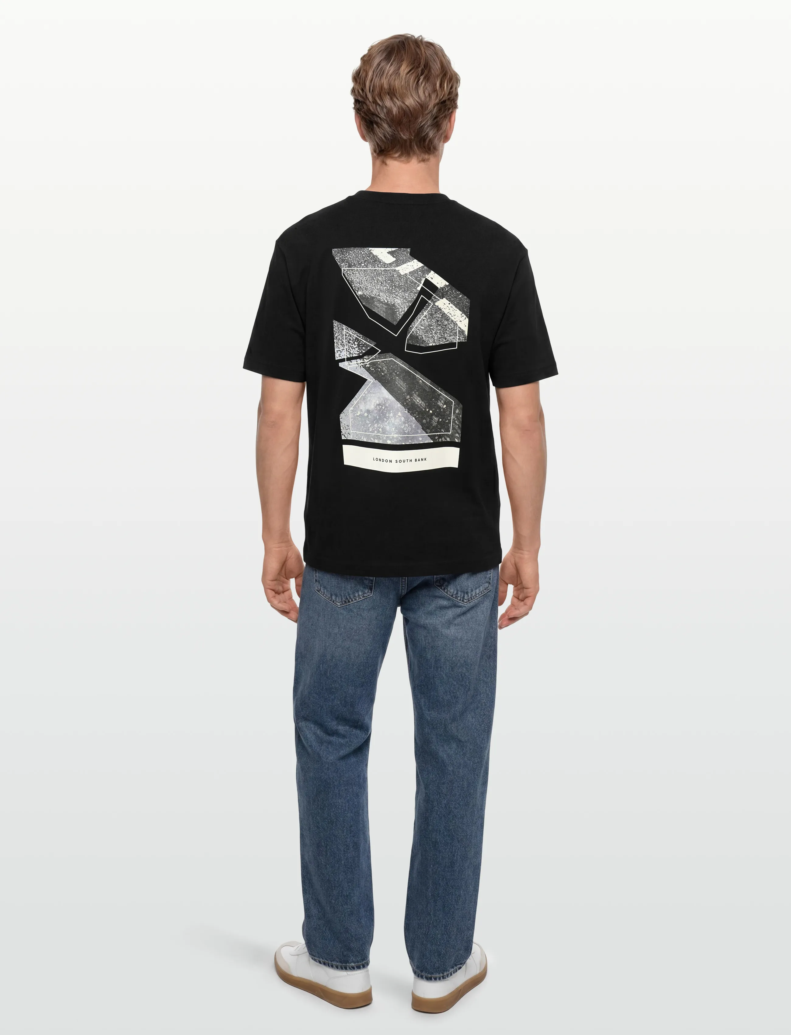 T-shirt 'Te_Frame' brun / mörkgrå / svart 4