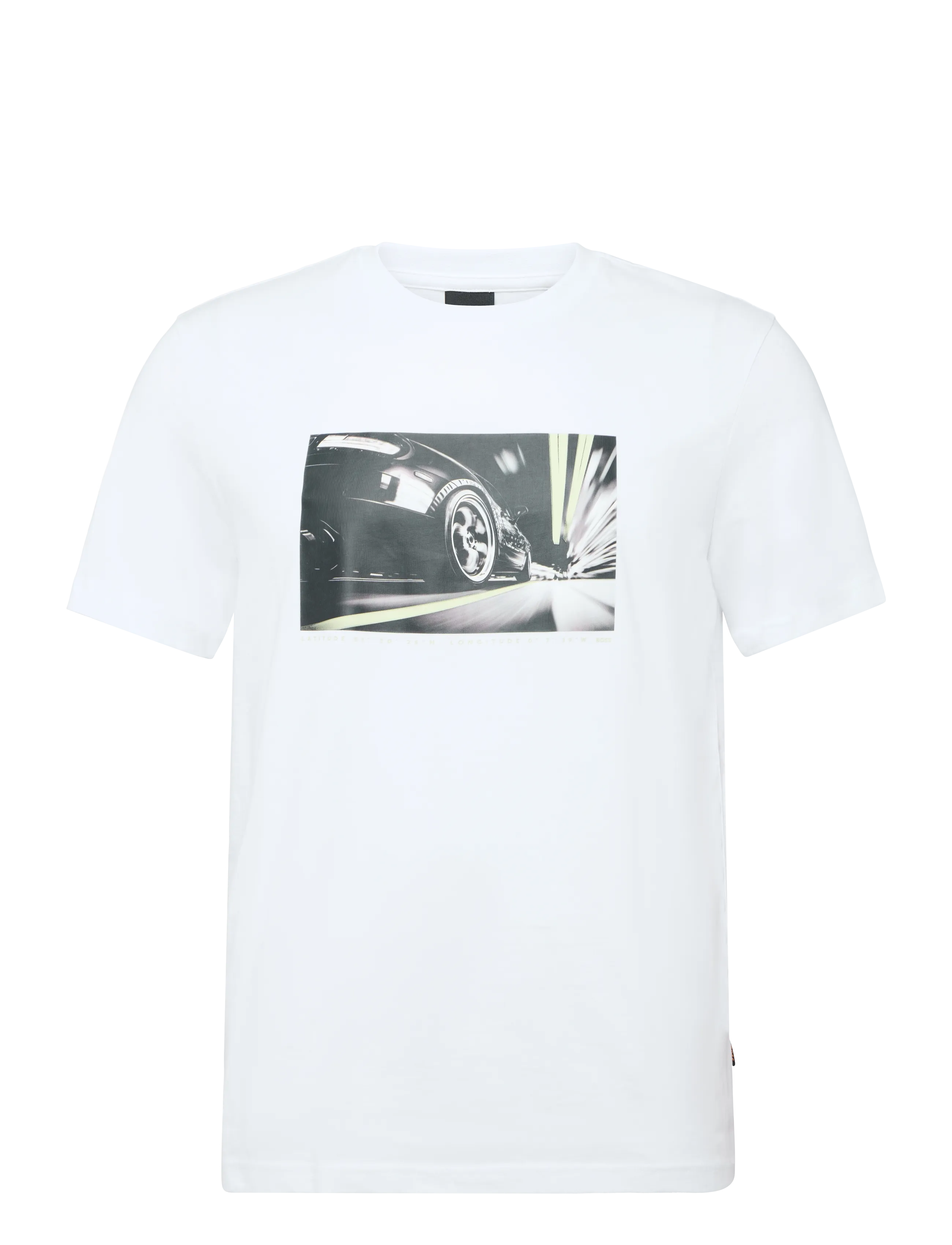 BOSS Te_Motors - Lühikeste varrukatega T-särgid - WHITE / white