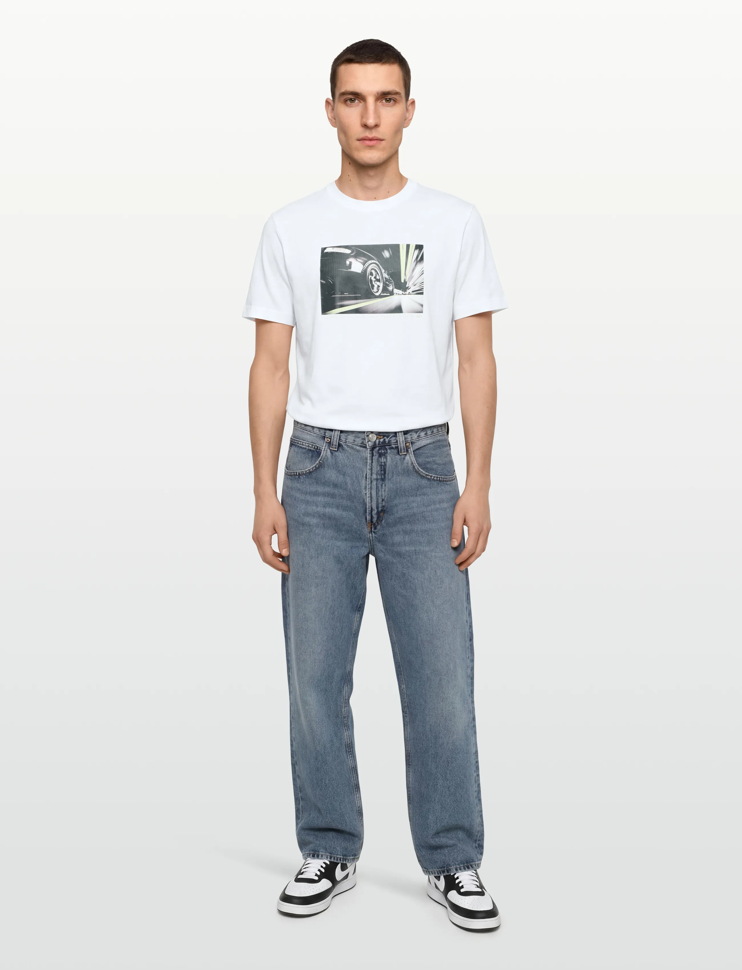 BOSS Te_Motors - T-Shirts - WHITE / white