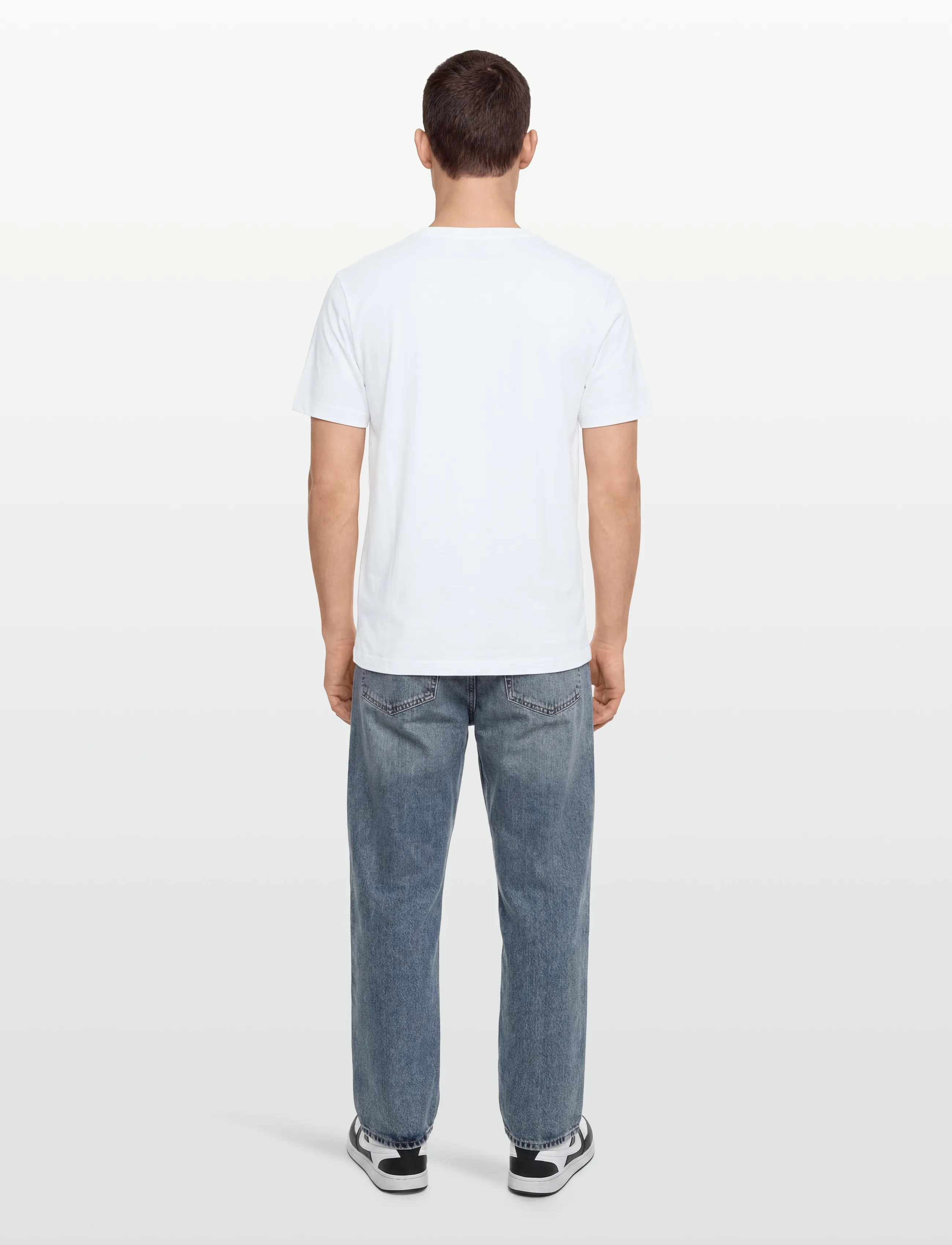 BOSS - Te_Motors - kurzärmelige t-shirts - white - 4