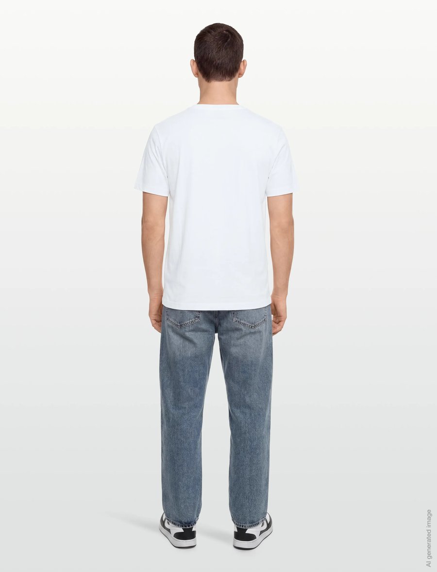 BOSS - Te_Motors - kurzärmelige t-shirts - white - 4
