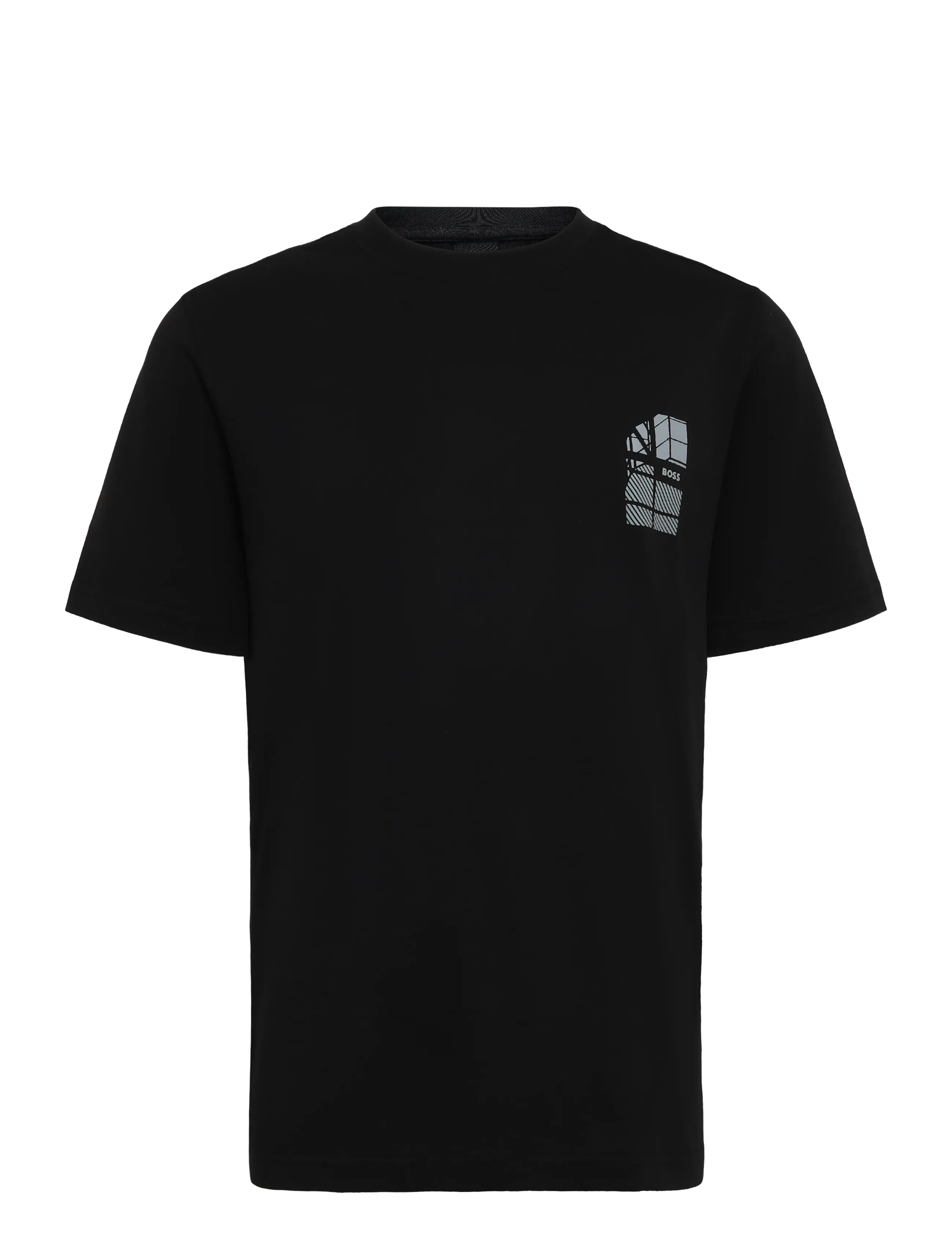 BOSS Te_Blueprint - T-shirts - BLACK / black