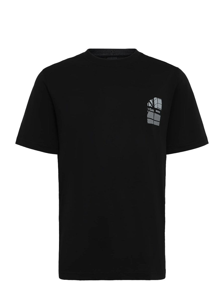 BOSS - Te_Blueprint - kortærmede t-shirts - black - 0