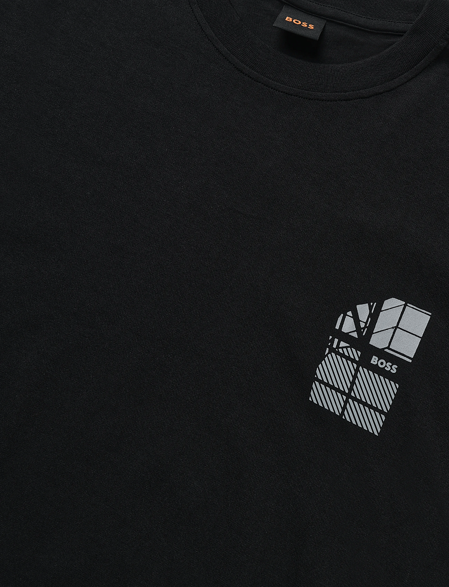 BOSS - Te_Blueprint - kortærmede t-shirts - black - 2