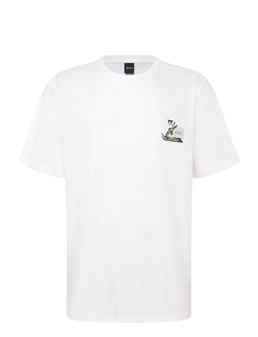 BOSS - Te_Blueprint - kortærmede t-shirts - white - 0
