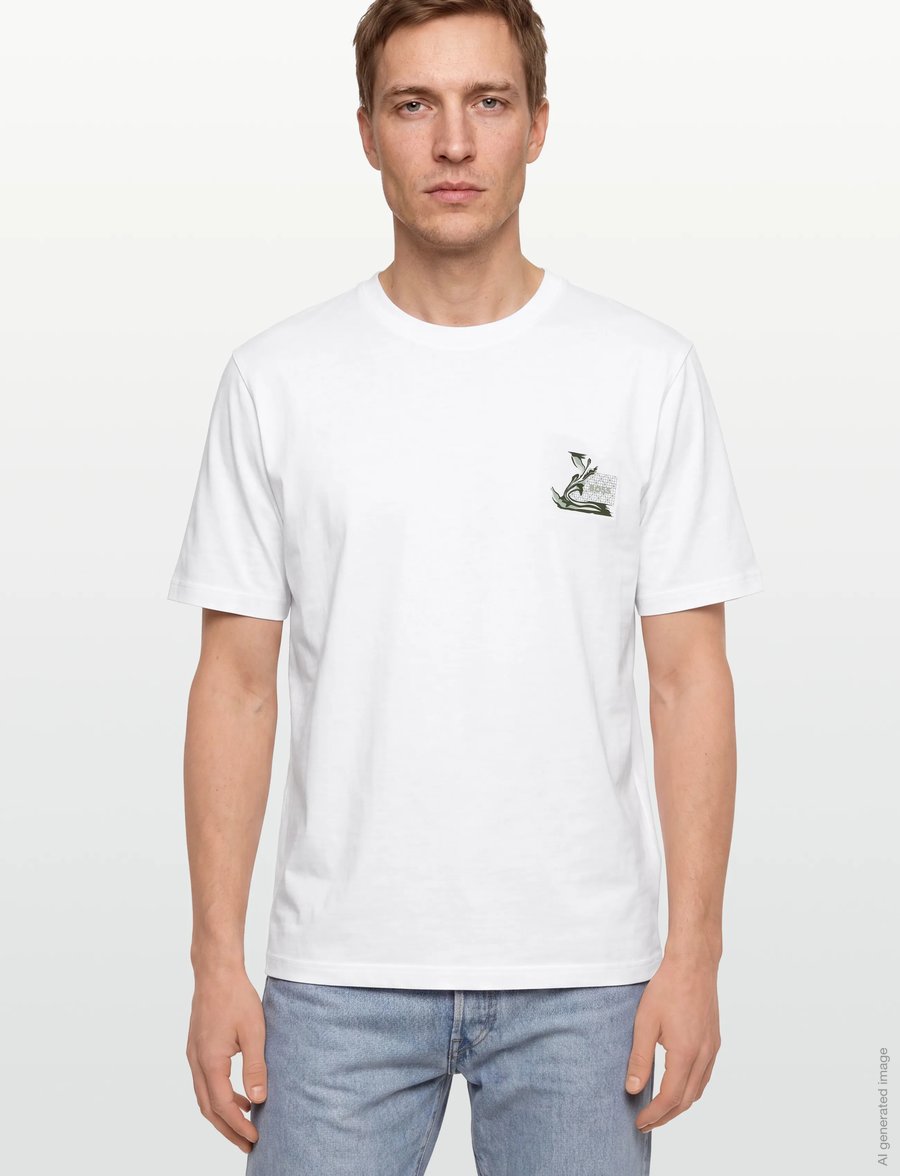 BOSS - Te_Blueprint - kurzärmelige t-shirts - white - 3