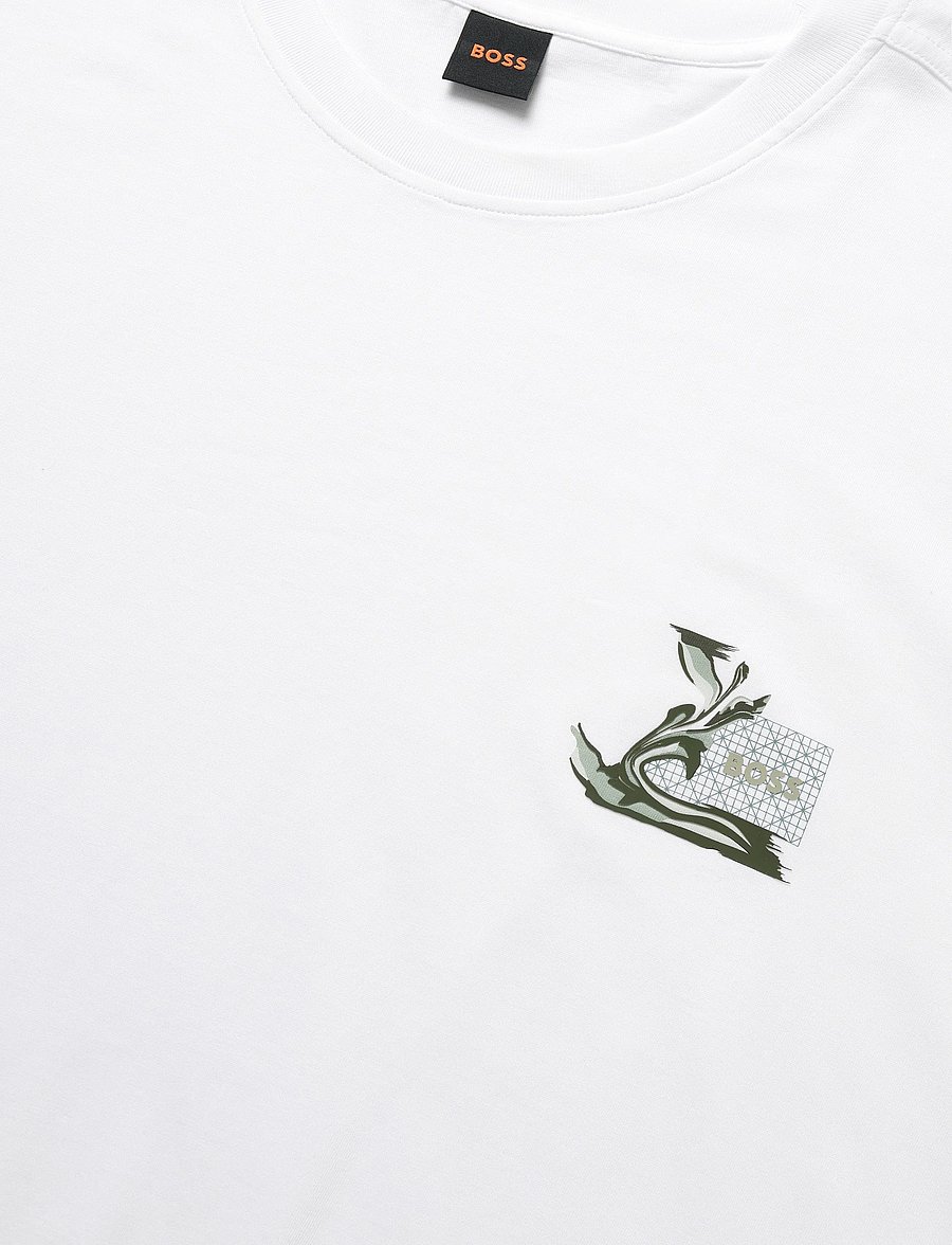 BOSS - Te_Blueprint - kortærmede t-shirts - white - 2