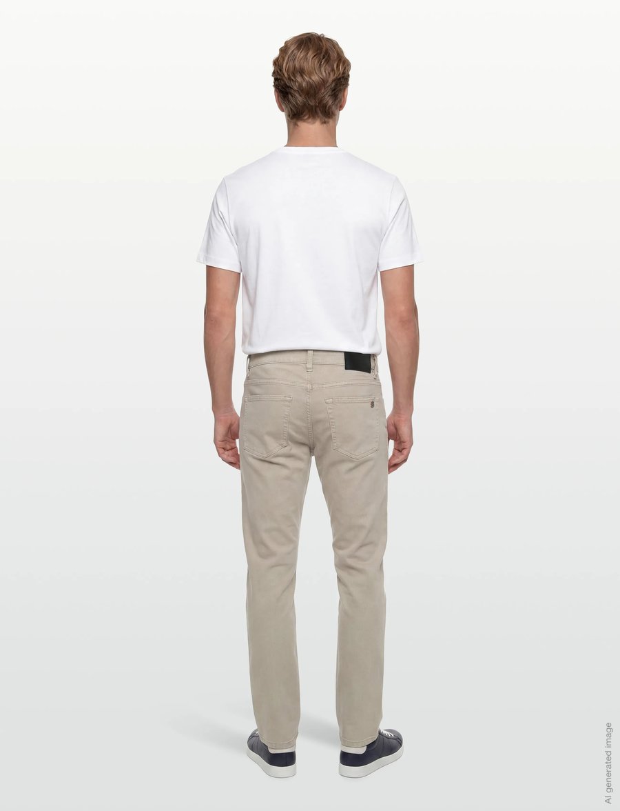 BOSS - RE.MAINE-3-BO - vabaajapüksid - open beige - 4