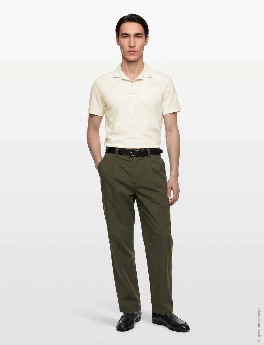 BOSS - Chino_ST_Pleated_1 - freizeithosen - bright green - 0