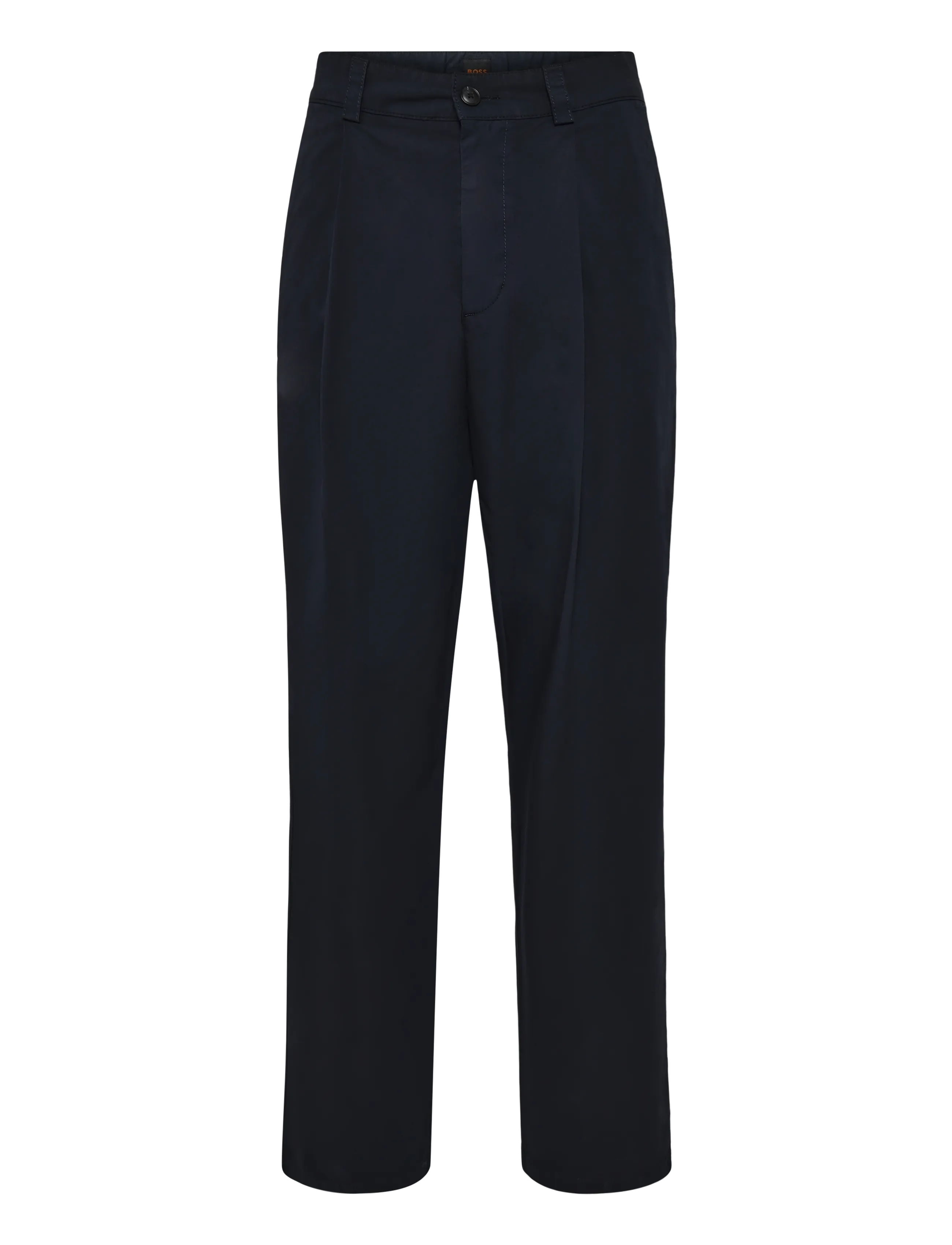 BOSS - Chino_ST_Pleated_1 - casual byxor - dark blue - 1