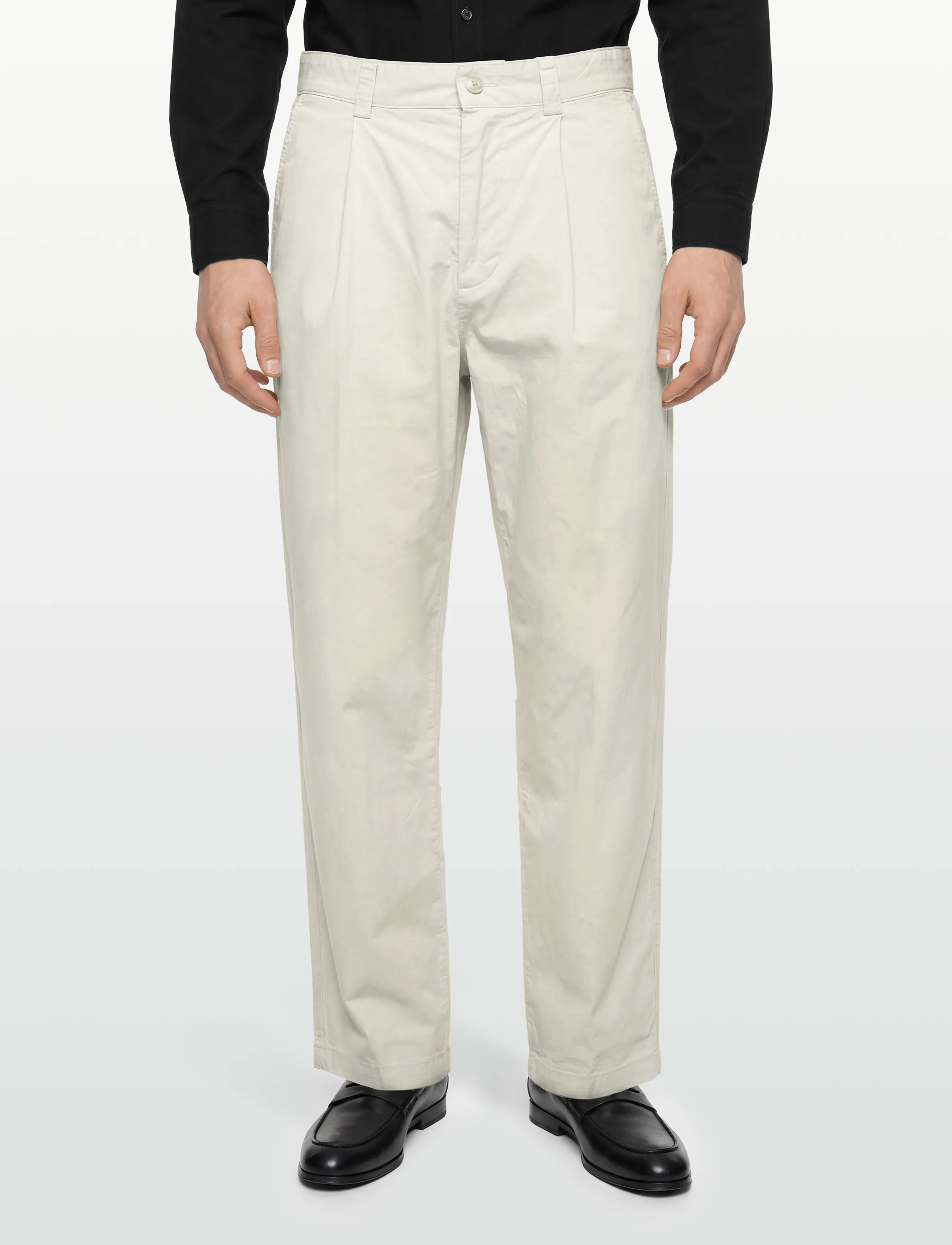 BOSS - Chino_ST_Pleated_1 - freizeithosen - light beige - 3