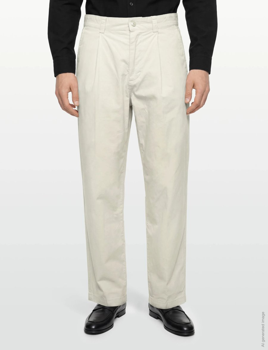BOSS - Chino_ST_Pleated_1 - freizeithosen - light beige - 3