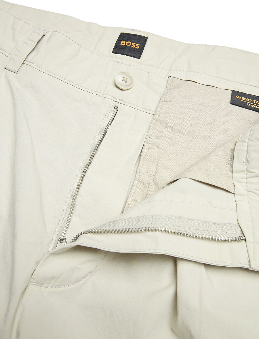 BOSS - Chino_ST_Pleated_1 - casual bukser - light beige - 3