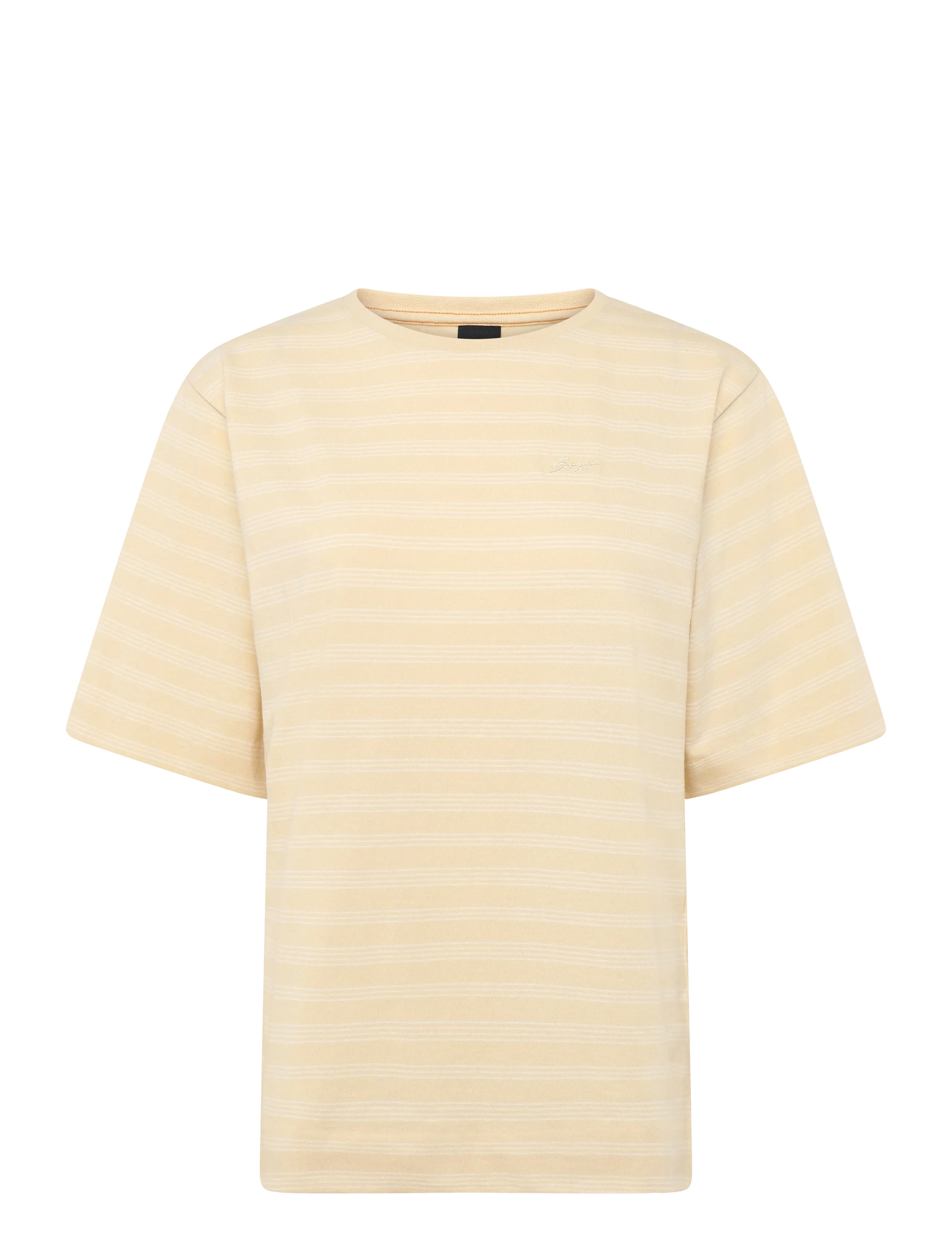 BOSS C_Eregular_stripe_1 - T-Shirts & Tops - OPEN MISCELLANEOUS / cream