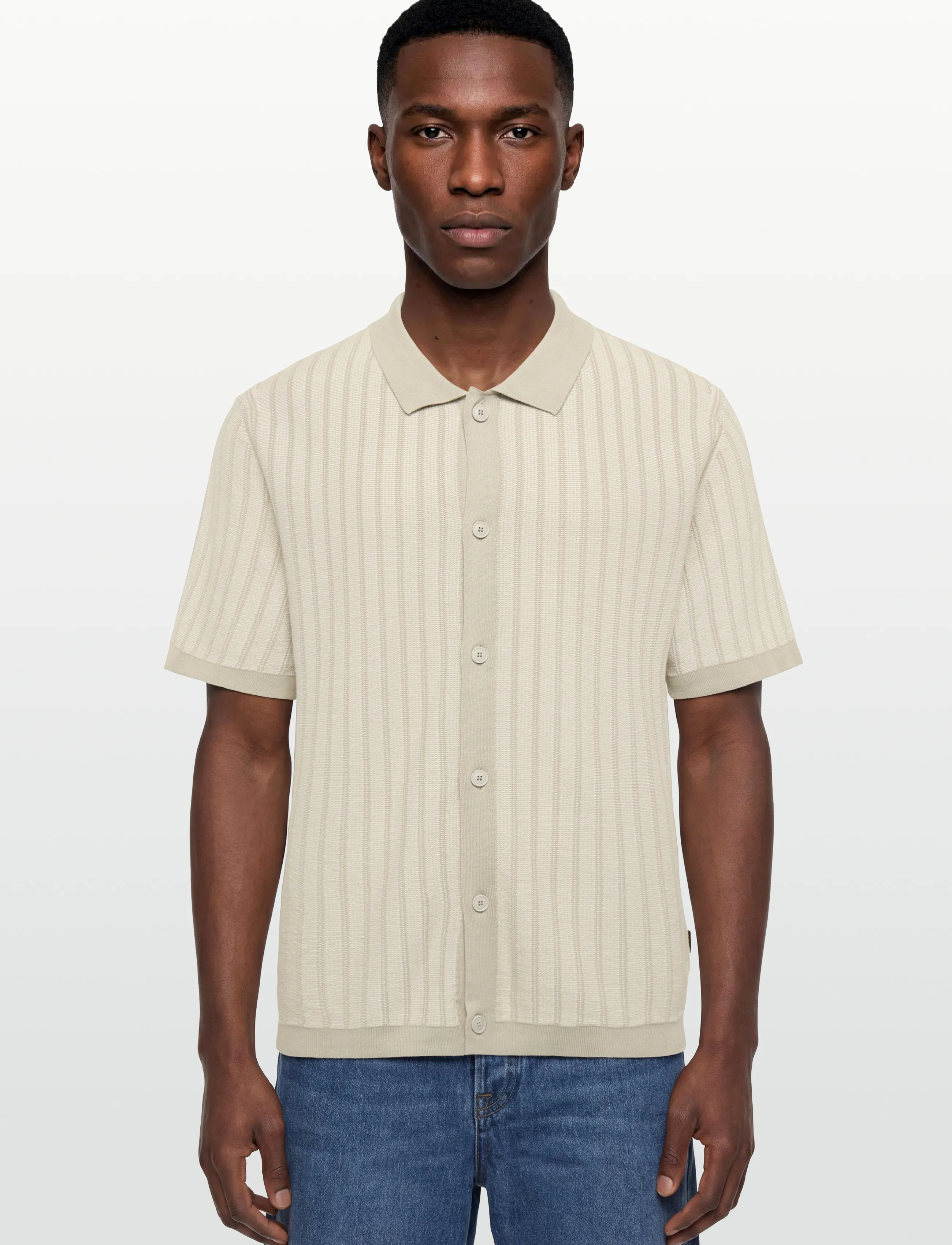 BOSS - Kodd - knitted polos - light beige - 3