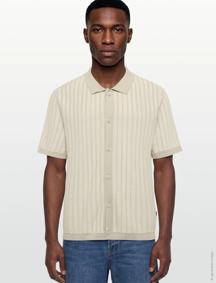 BOSS - Kodd - polostrik - light beige - 3