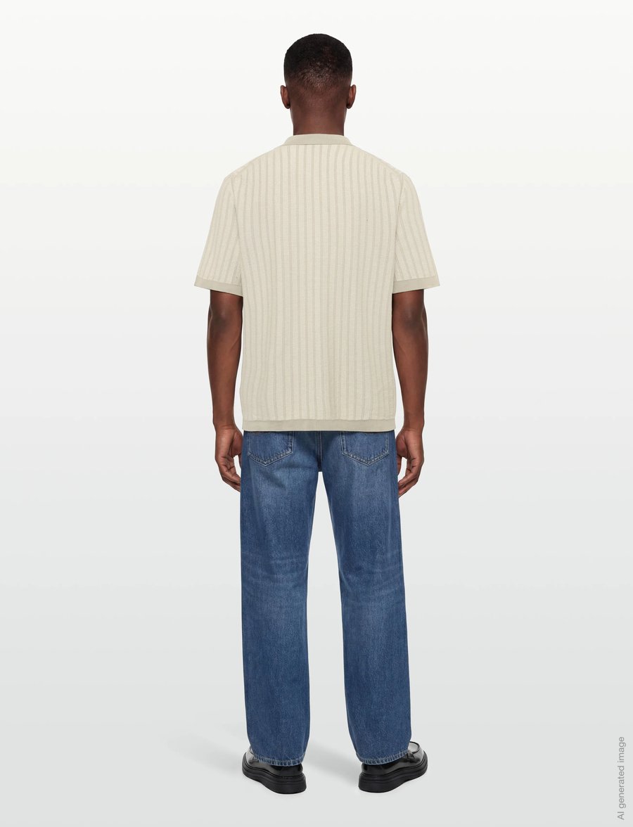 BOSS - Kodd - polostrik - light beige - 4