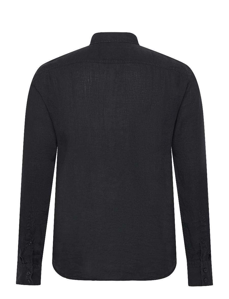 BOSS - Relegant_6_M - linen shirts - black - 2