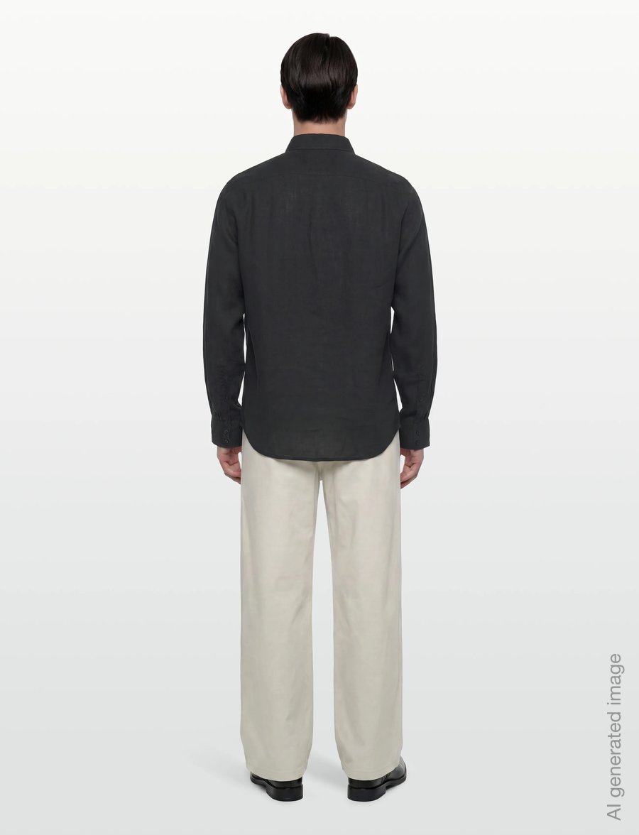 BOSS - Relegant_6_M - linen shirts - black - 4
