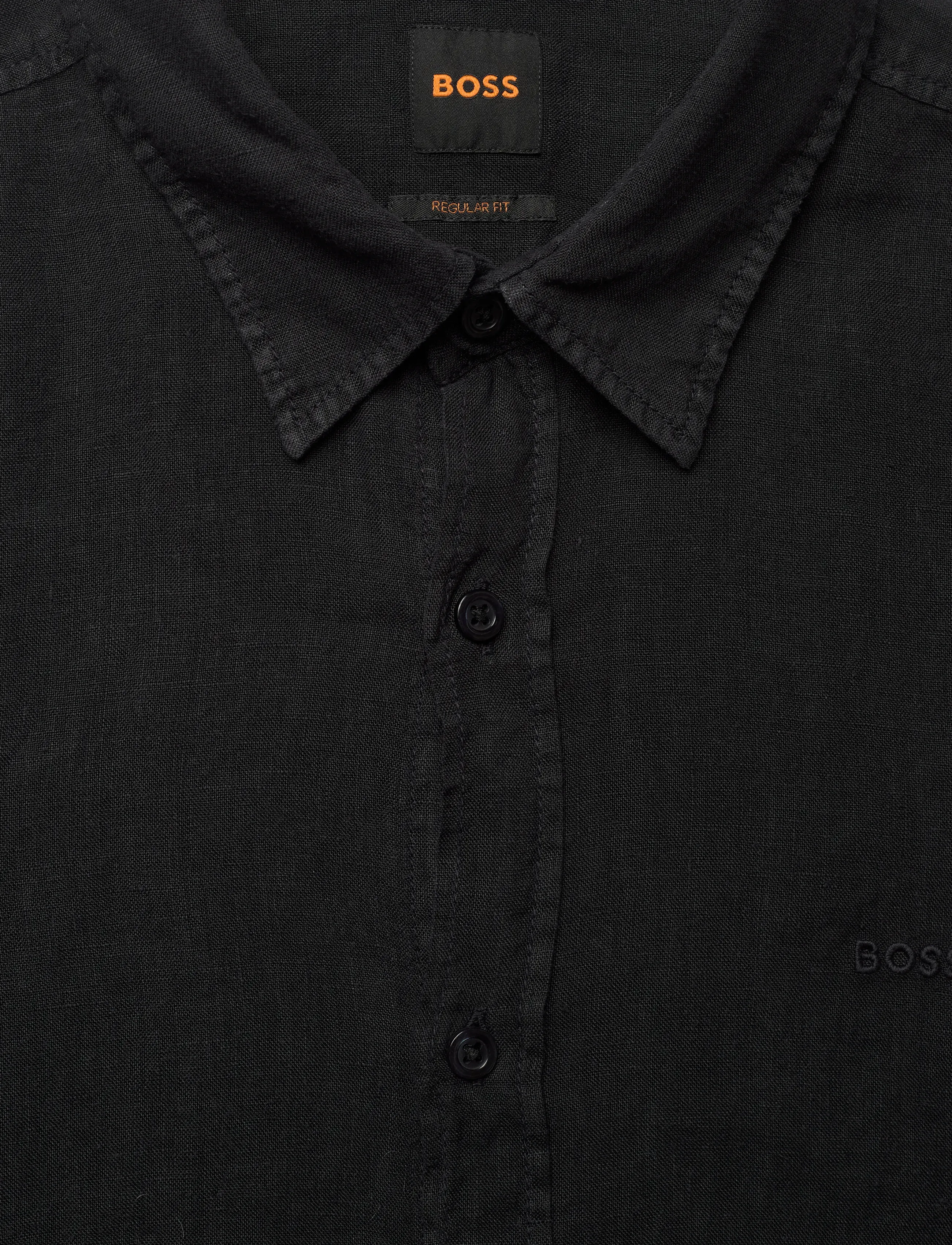 BOSS - Relegant_6_M - linen shirts - black - 5