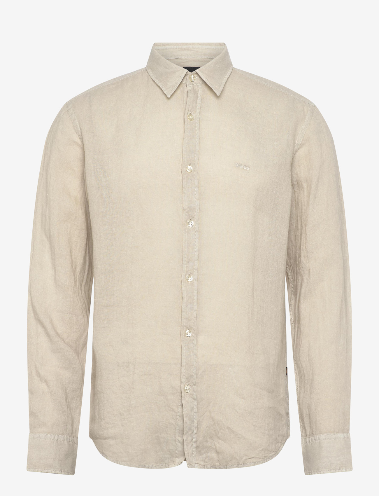 BOSS - Relegant_6_M - hørskjorter - light beige - 1