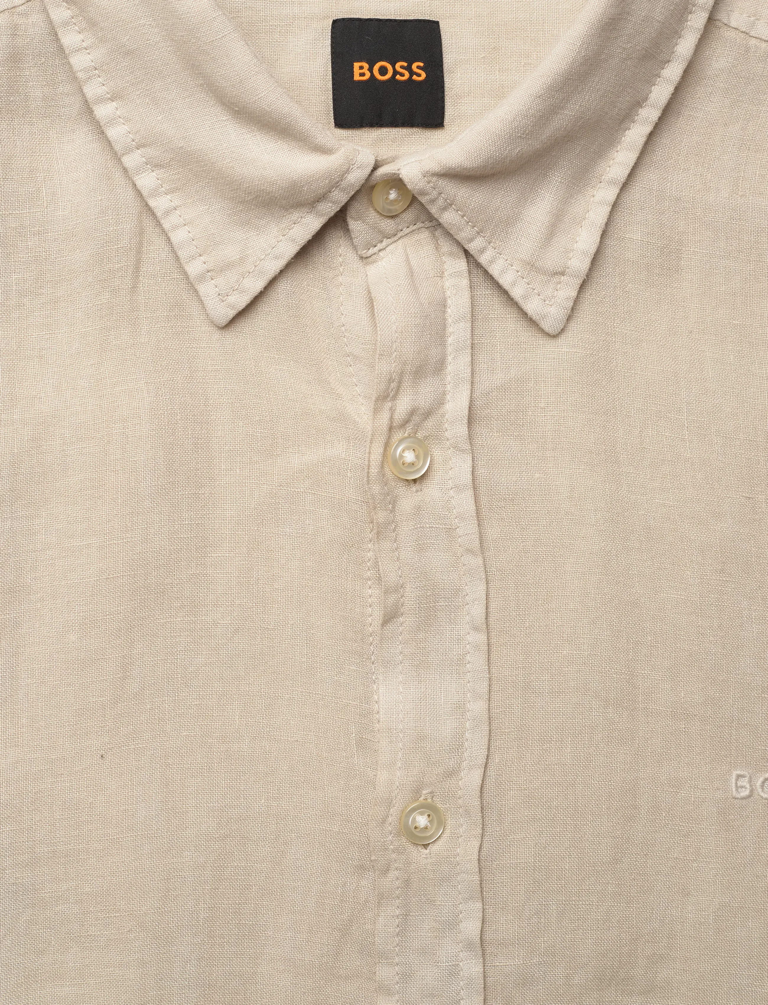 BOSS - Relegant_6_M - linen shirts - light beige - 5