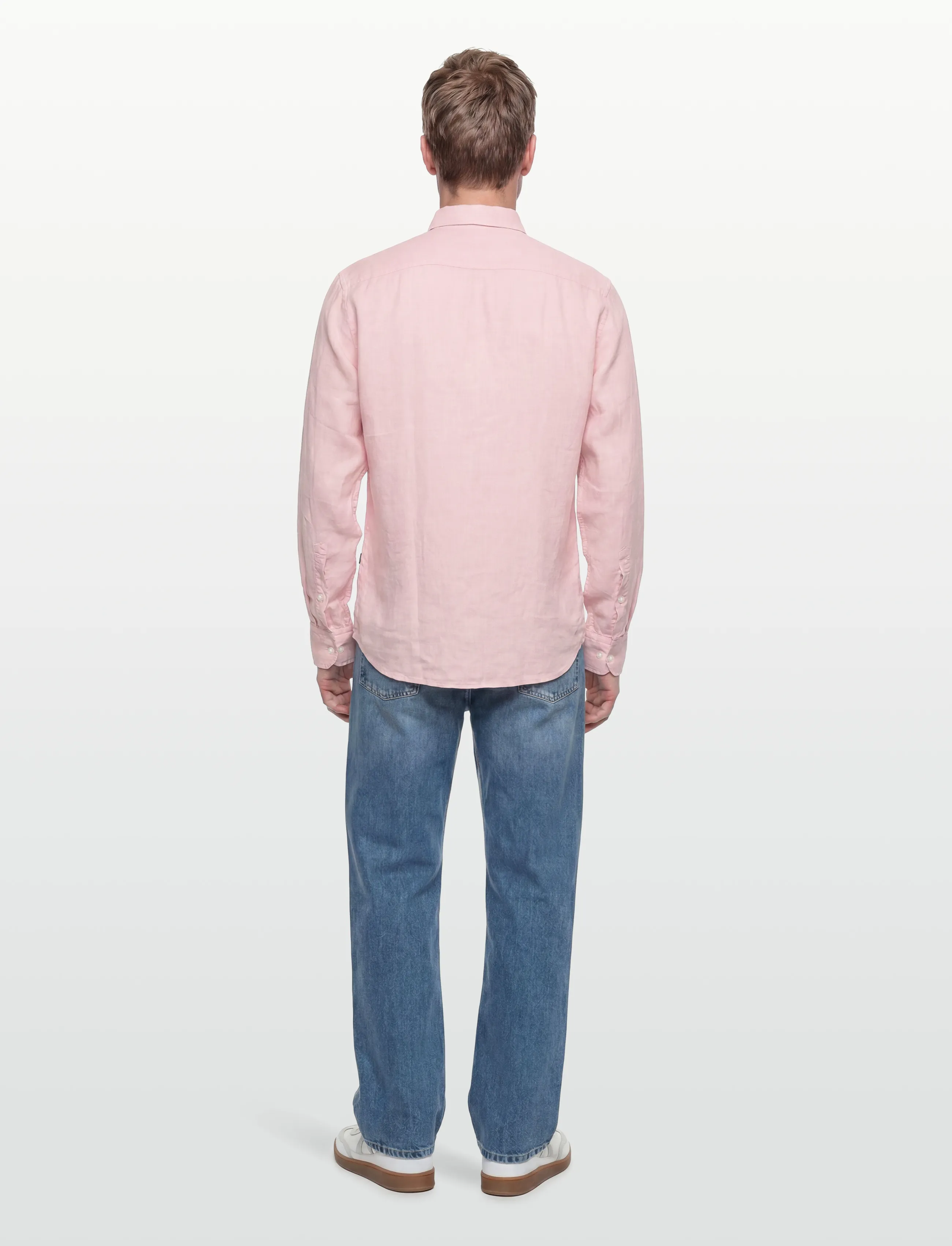 BOSS - Relegant_6_M - linen shirts - light/pastel pink - 4
