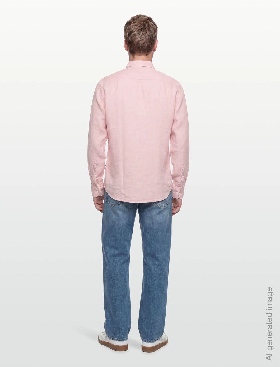 BOSS - Relegant_6_M - hørskjorter - light/pastel pink - 4