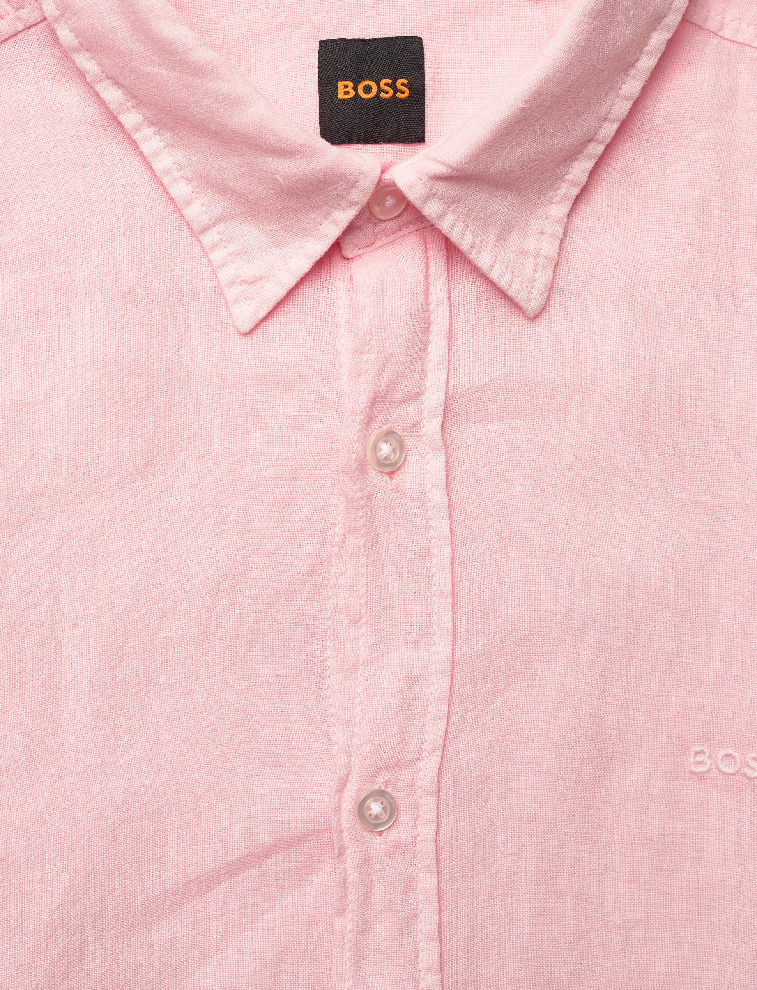 BOSS - Relegant_6_M - linen shirts - light/pastel pink - 5
