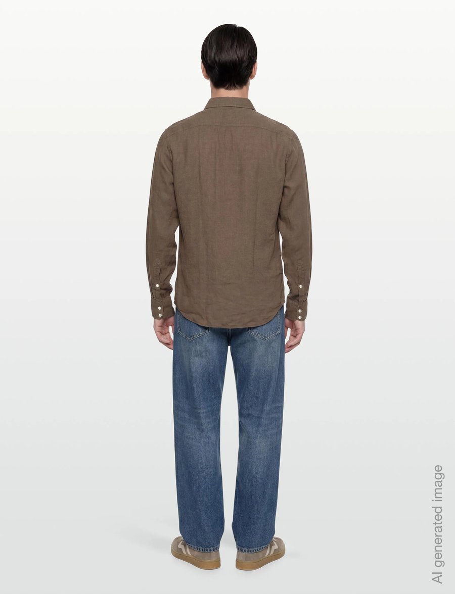 BOSS - Relegant_6_M - leinenhemden - open green - 4