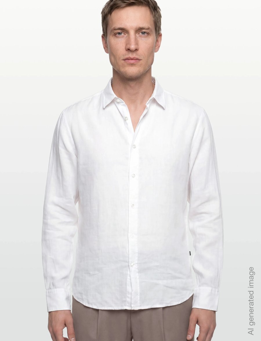 BOSS - Relegant_6_M - hørskjorter - white - 3