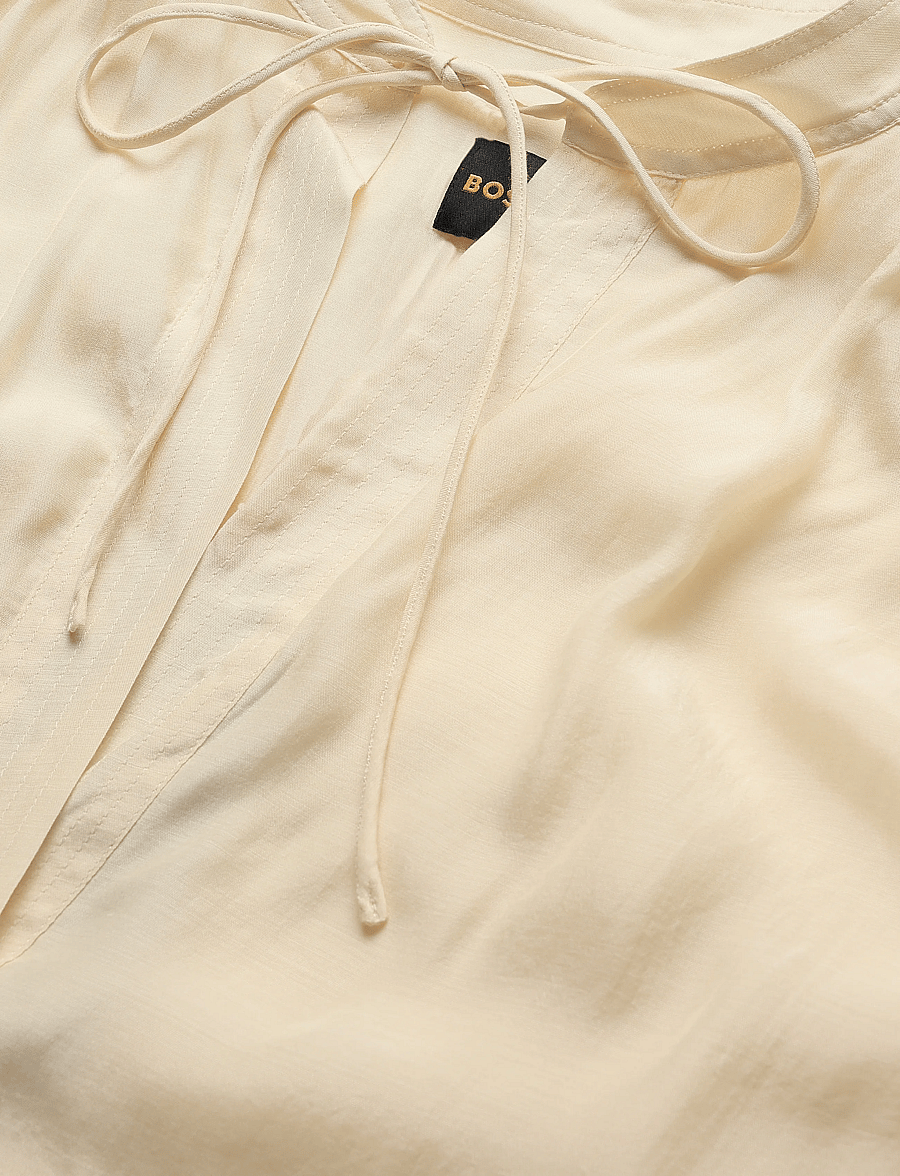 BOSS - C_Bellis - langärmelige blusen - light/pastel yellow - 2