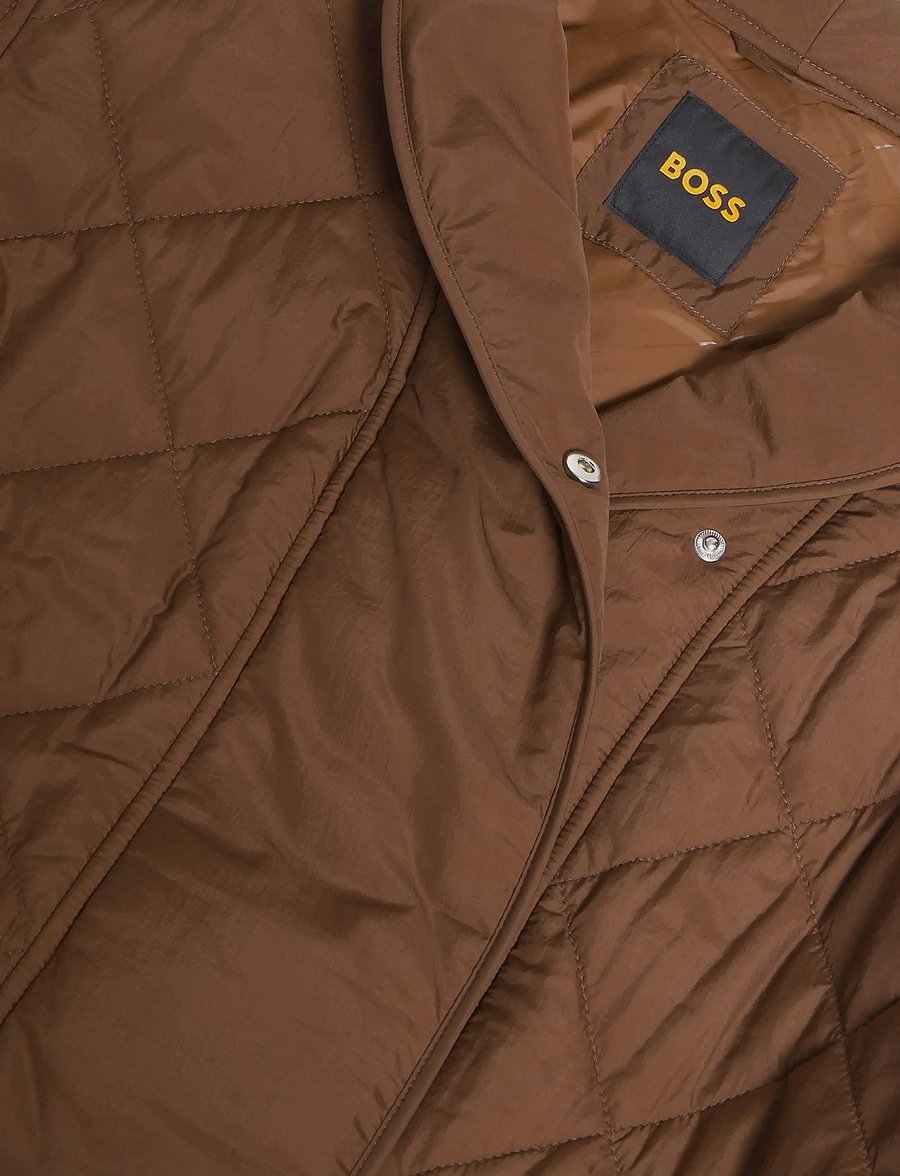 BOSS - C_Pacolina - quiltade jackor - medium brown - 2